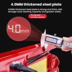 Horizontal Manual Hydraulic Car Jack For Tire Change Lifting Tool - Image 6