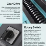 370W Cardboard Shredder Handles 10mm Thickness, 5M/Min Speed For Packaging & Recycling - Image 10