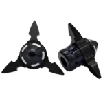 1pair QCB-034 Aluminum Alloy Dart Front Fork Cup Wheel Anti-fall Wear-resistant Decorative Cup