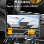 F4505 Car Triple-Head Rotatable Fan Auto 3-Way Folding Fan - Image 8