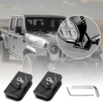 For Trucks SUVs Car Adjustable Aluminum Pillar Cover LED Work Light Pod Mounting Bracket Kit - Image 7