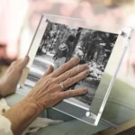 Acrylic Photo Frame Transparent Crystal Desktop Certificate Business License Frame - Image 3