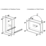Acrylic Photo Frame Transparent Crystal Desktop Certificate Business License Frame - Image 5