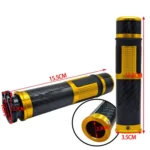 1pair Universal Motorcycle Carbon Fiber Grip Cover Throttle Turn Decorative Cover - Image 3