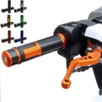 1pair Universal Motorcycle Carbon Fiber Grip Cover Throttle Turn Decorative Cover - Image 5