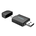 Car Wired Dual-port CarPlay/Android 2 in 1 Converts To Wireless Box