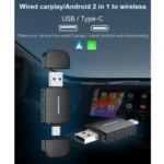 Car Wired Dual-port CarPlay/Android 2 in 1 Converts To Wireless Box - Image 5