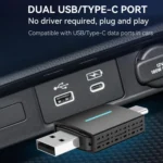 Car Wired Dual-port CarPlay/Android 2 in 1 Converts To Wireless Box - Image 9
