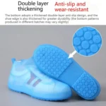 Outdoor Waterproof Non-Slip Thick Wear-Resistant Rain Shoe Covers - Image 3