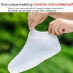 Outdoor Waterproof Non-Slip Thick Wear-Resistant Rain Shoe Covers - Image 4