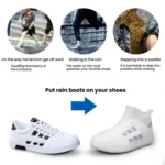 Thickened Wear-Resistant Waterproof Silicone Rain Shoe Cover - Image 3