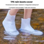 Thickened Wear-Resistant Waterproof Silicone Rain Shoe Cover - Image 4