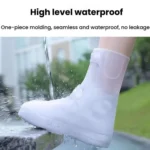 18cm Outdoor Thickened Wear-Resistant Mid-Tube Rainproof Shoe Covers - Image 3