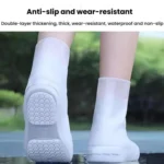18cm Outdoor Thickened Wear-Resistant Mid-Tube Rainproof Shoe Covers - Image 4