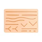 Anti-tear Silicone Wound Suture Training Model Surgical Suture Practice Simulated Skin Silicone Pad