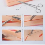 Anti-tear Silicone Wound Suture Training Model Surgical Suture Practice Simulated Skin Silicone Pad - Image 6