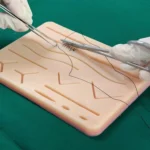 Anti-tear Silicone Wound Suture Training Model Surgical Suture Practice Simulated Skin Silicone Pad - Image 7
