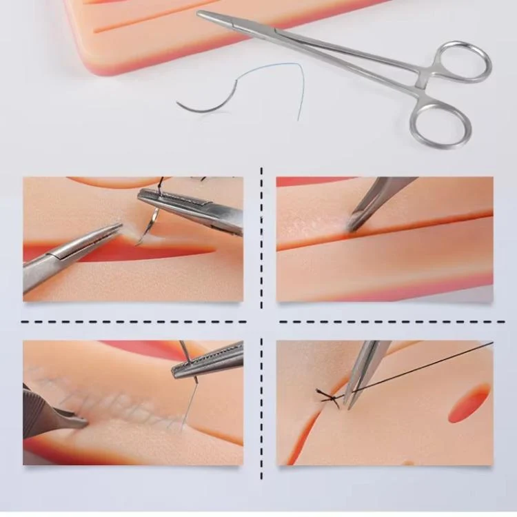 TBD06060251_4.webp Surgical Skin Suture Practice Model Silicone Suture Pad Wound Suture Training Pad For Medical Students - Image 5