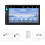 7 Inch Wired Carplay Dual Butt MP5 Player Bluetooth Big Screen Car Center Control - Image 14