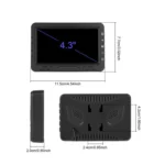 4.3 Inch Reversing Display Digital Wired HD 1 To 1 Set - Image 10