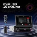 7 inch Universal Manual Retractable Screen Car MP5 Player Car Center Control All-in-One Wired Carplay - Image 7