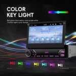 7 inch Universal Manual Retractable Screen Car MP5 Player Car Center Control All-in-One Wired Carplay - Image 10