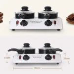 Dessert Making Double Cylinder Chocolate Hot Melt Machine - Image 3
