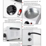 Dessert Making Double Cylinder Chocolate Hot Melt Machine - Image 4