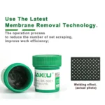 BAKU BK-5051 BGA Solder Paste for Mobile Phone Repair 50g Tin 25-45 Microns 63Sn/37Pb - Image 4