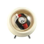 Smart Watch Winder With Anti-Magnetic Protection Silent Operation Dual Power Modes USB/Battery
