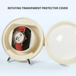 Smart Watch Winder With Anti-Magnetic Protection Silent Operation Dual Power Modes USB/Battery - Image 4
