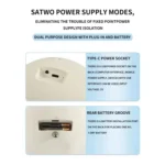 Smart Watch Winder With Anti-Magnetic Protection Silent Operation Dual Power Modes USB/Battery - Image 6