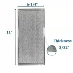 2pcs /Pack W10535950 Microwave Grease Filter Replacement Parts 11 X 6-1/4 Inch - Image 4