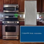 2pcs /Pack W10535950 Microwave Grease Filter Replacement Parts 11 X 6-1/4 Inch - Image 5