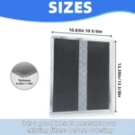 2pcs /Pack S99010308 Activated Carbon Filter For Broan NuTone BPSF30 Range Hood 10.83x13.39 Inch - Image 3