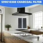 2pcs /Pack S99010308 Activated Carbon Filter For Broan NuTone BPSF30 Range Hood 10.83x13.39 Inch - Image 4