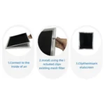 2pcs /Pack S99010308 Activated Carbon Filter For Broan NuTone BPSF30 Range Hood 10.83x13.39 Inch - Image 6