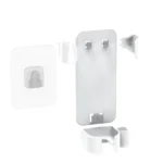 Bathroom Wall-Mounted Curling Iron Organizer Holder with Adjustable Clamps Built-In Cord Wrap