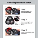 3pcs /Pack FR6 Shaver Blades For Flyco FS711/FS829/FS812/FS821/FS871/FS876/FS875 Electric Trimmer - Image 6