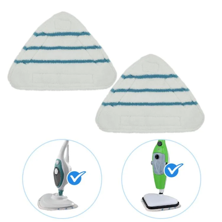 TBD06060373.webp 2pcs /Pack For H2O X5 Steam Mop Replacement Pads Microfiber Mop Head - Image 1
