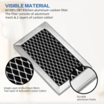 2pcs /Pack W10892387 Microwave Charcoal Filter For Whirlpool AP6036051 PS11769323 - Image 4