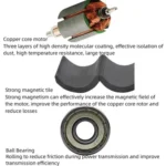 775 Micro Motor Garden Tools High Pressure Water Pump Air Pump Equipment Fan DC Motor - Image 7