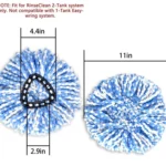 3pcs /Pack Mop Pads For O-Cedar EasyWring RinseClean 2 Tank System - Image 3