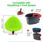 3pcs /Pack Mop Pads For O-Cedar EasyWring 1-Tank System Replacement Parts - Image 3