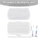 3pcs /Pack Microfiber Pads For Shark S3101 Steam Mop Replacement Mop Head Covers - Image 3