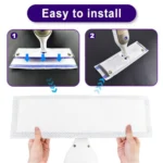 2pcs /Pack Disposable Mop Pad Refills For Swiffer PowerMop Floor Cleaning Replacement - Image 5