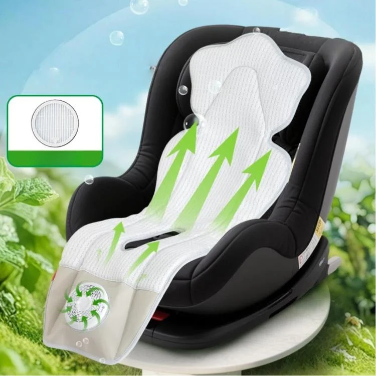 TBD06060448.webp USB Powered Cooling Pad Baby Stroller Seat Cushion With Fan 3 Speed Adjustable Levels - Image 1