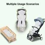 USB Powered Cooling Pad Baby Stroller Seat Cushion With Fan 3 Speed Adjustable Levels - Image 3