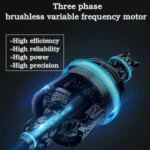 22.5-inch Invisible Blade Ceiling Fan Light with E27 Socket Dimmable LED, 3 Color Temperatures, 3 Speeds, 2H/4H Time - Image 7