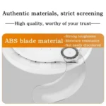 22.5-inch Invisible Blade Ceiling Fan Light with E27 Socket Dimmable LED, 3 Color Temperatures, 3 Speeds, 2H/4H Time - Image 9